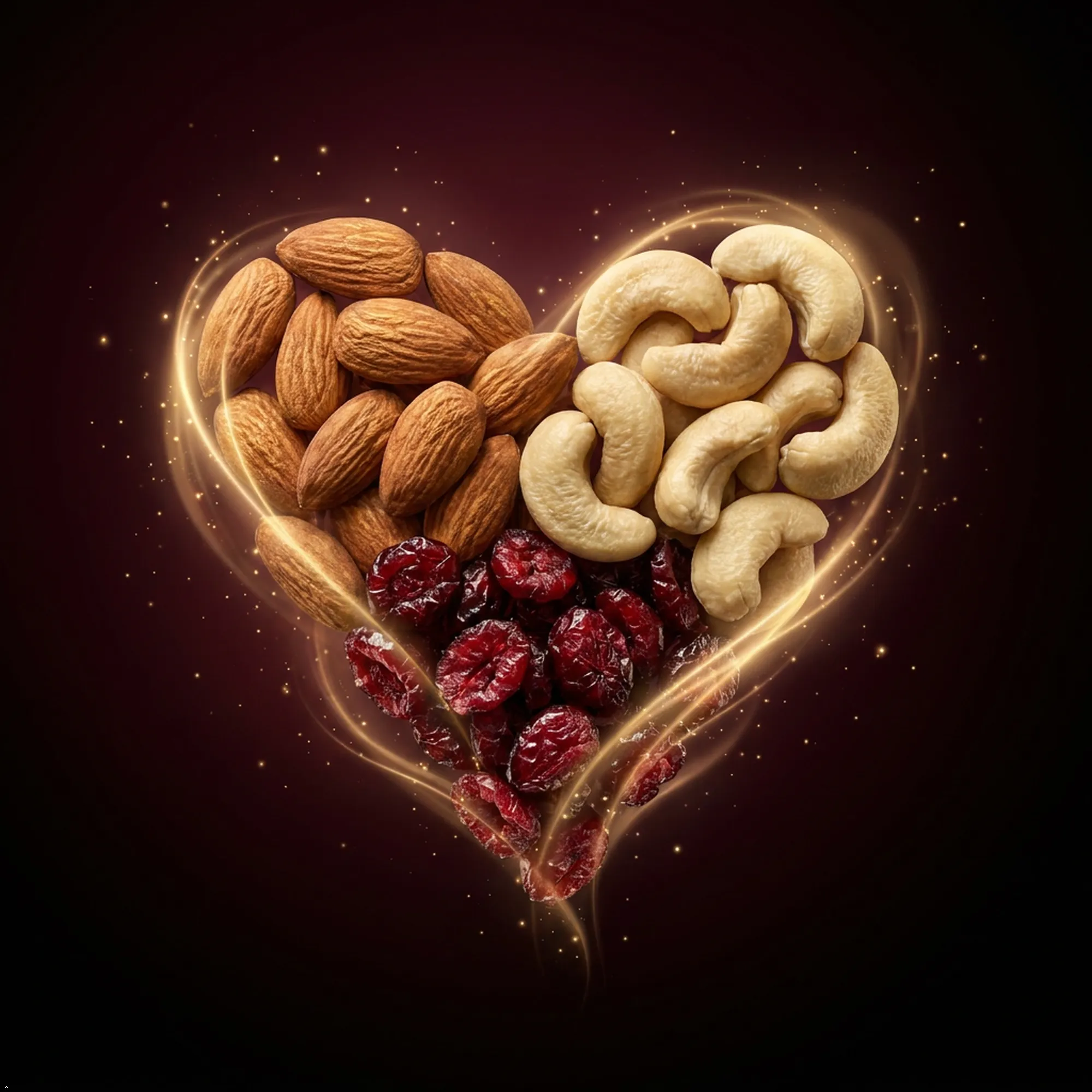 almonds cashews cranberries combo